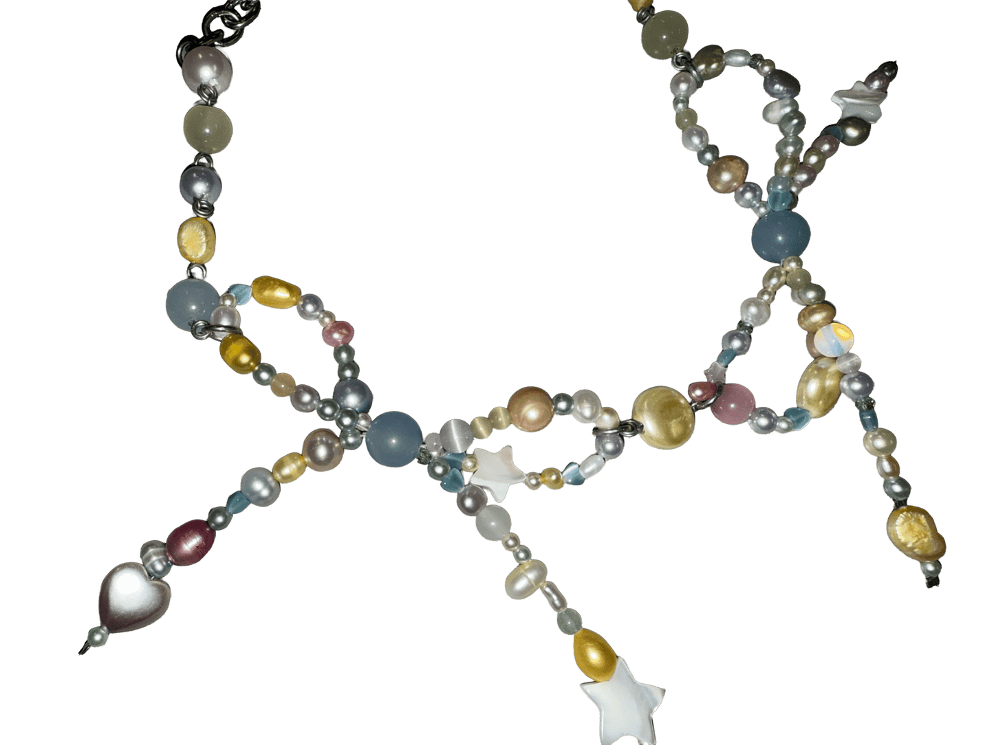 colorful beads necklace - (03)0
