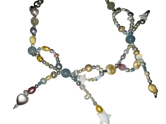 colorful beads necklace - (03)0