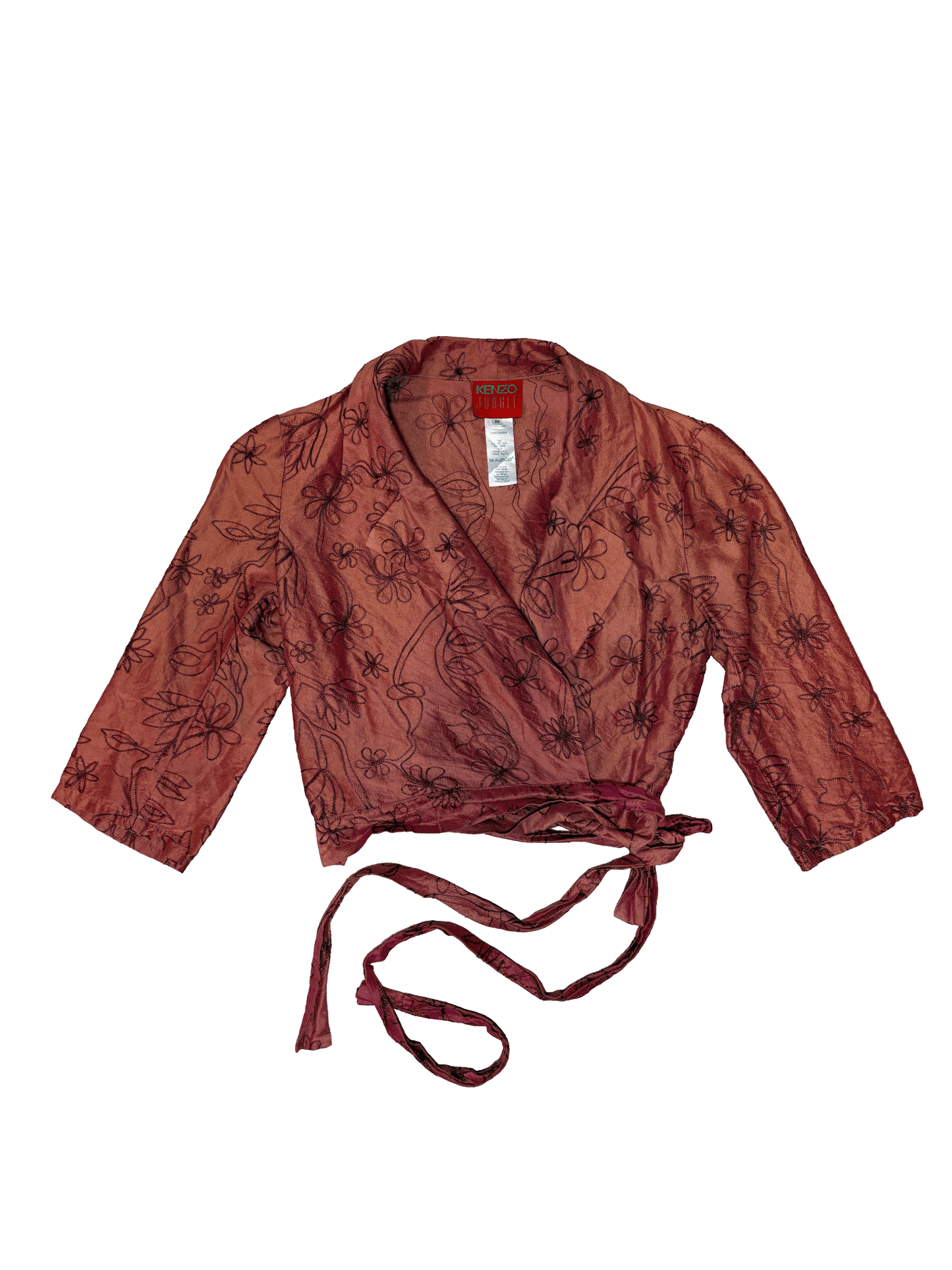 kenzo silk jacket - (03)0