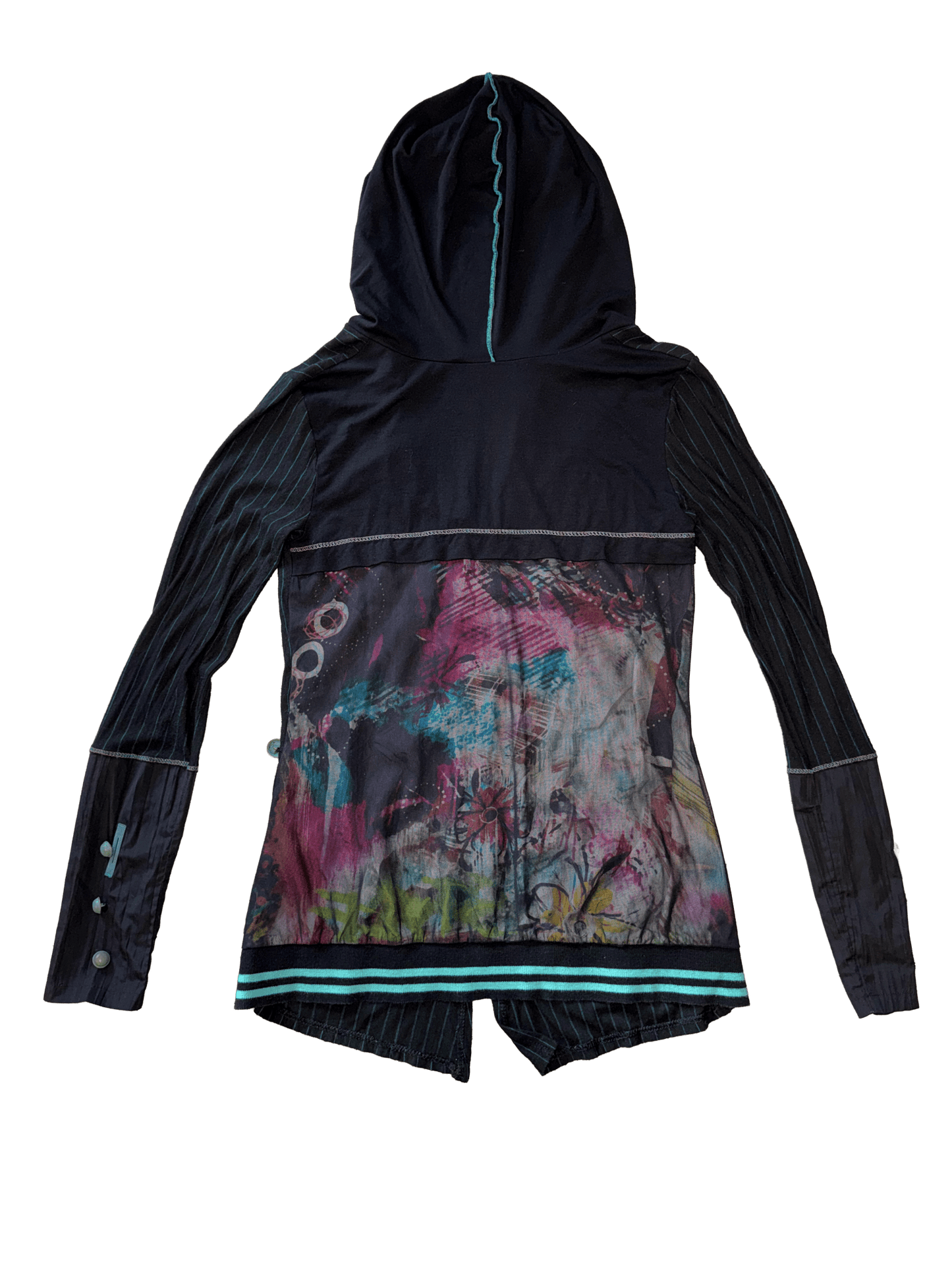 striped hoodie - (03)0