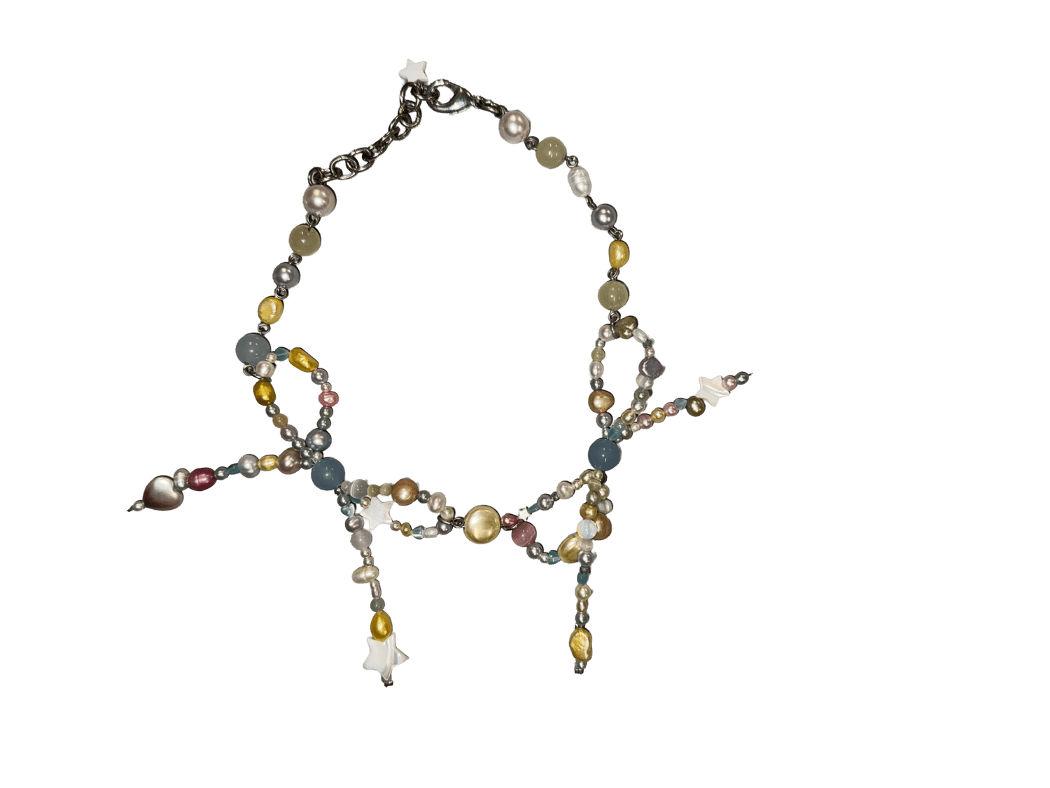 colorful beads necklace - (03)0