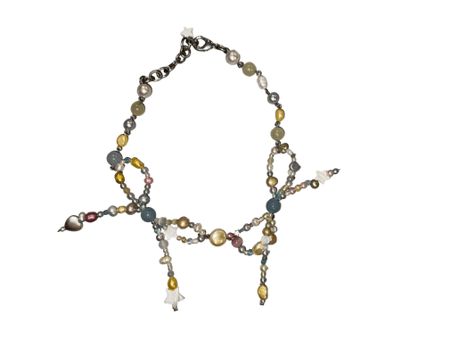 colorful beads necklace - (03)0