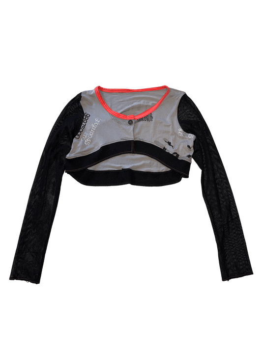 cropped cardigan - (03)0