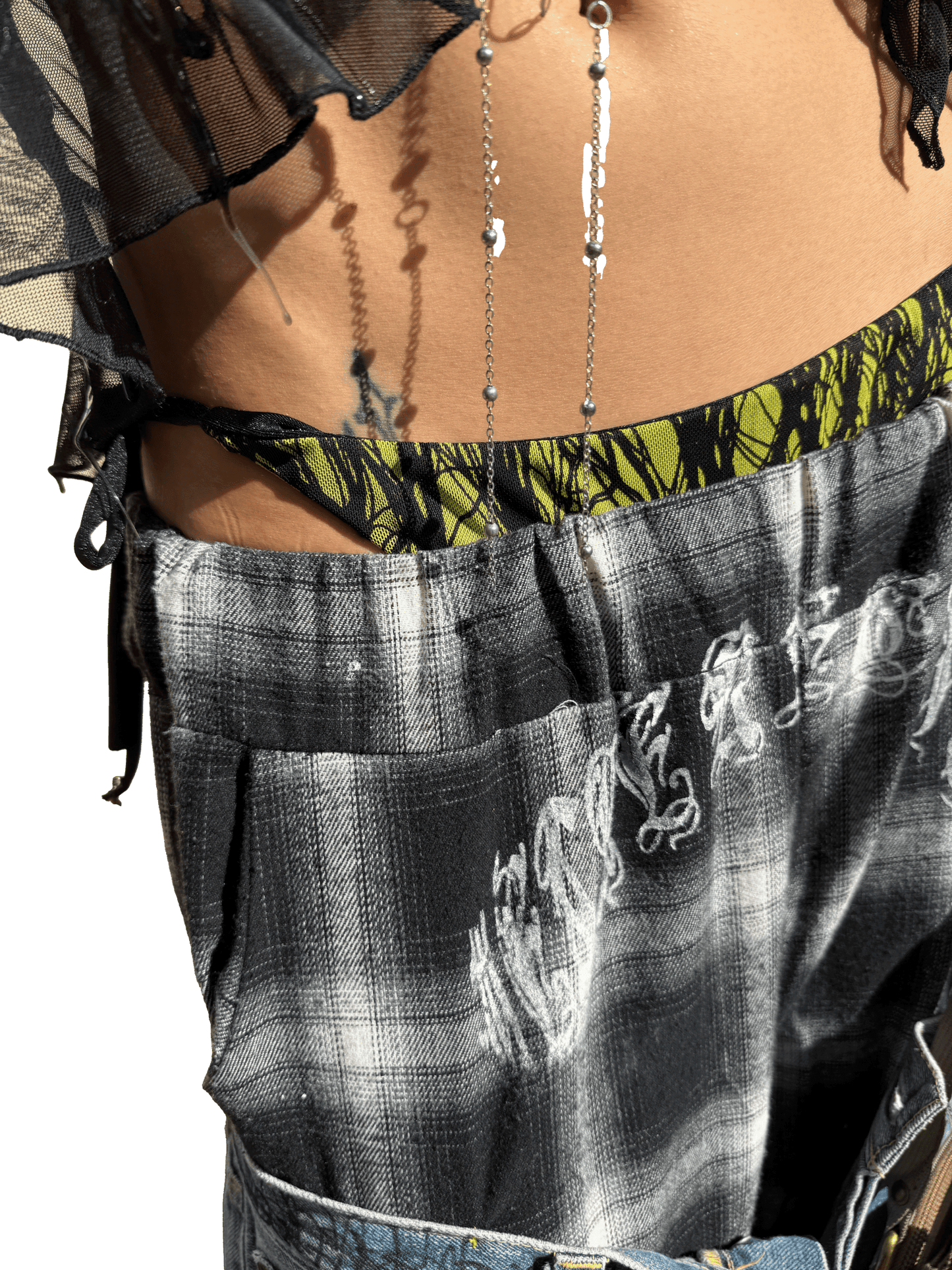 hair print bikini - (03)0