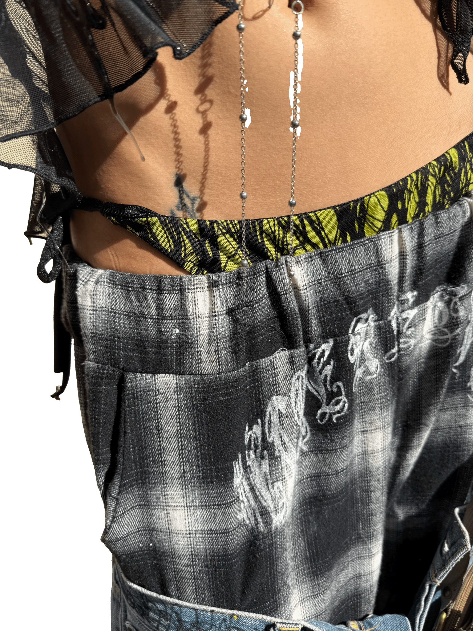 hair print bikini - (03)0