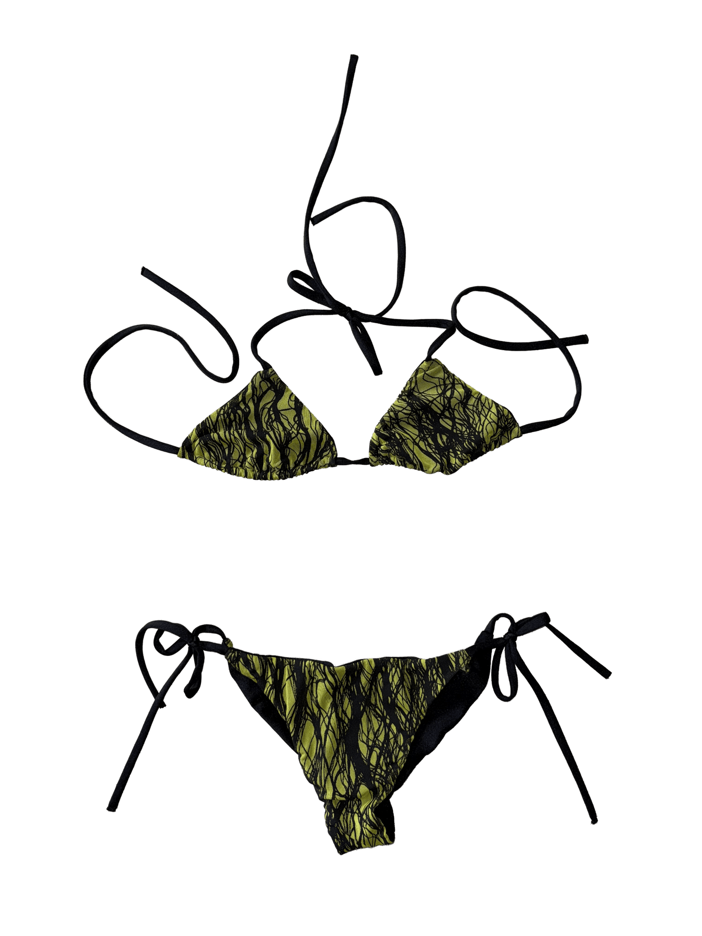 hair print bikini - (03)0