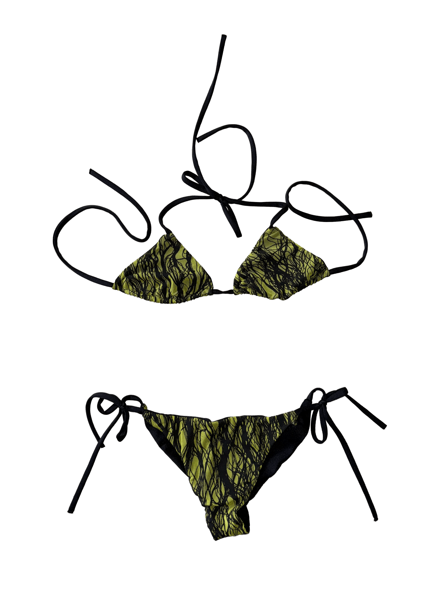 hair print bikini - (03)0