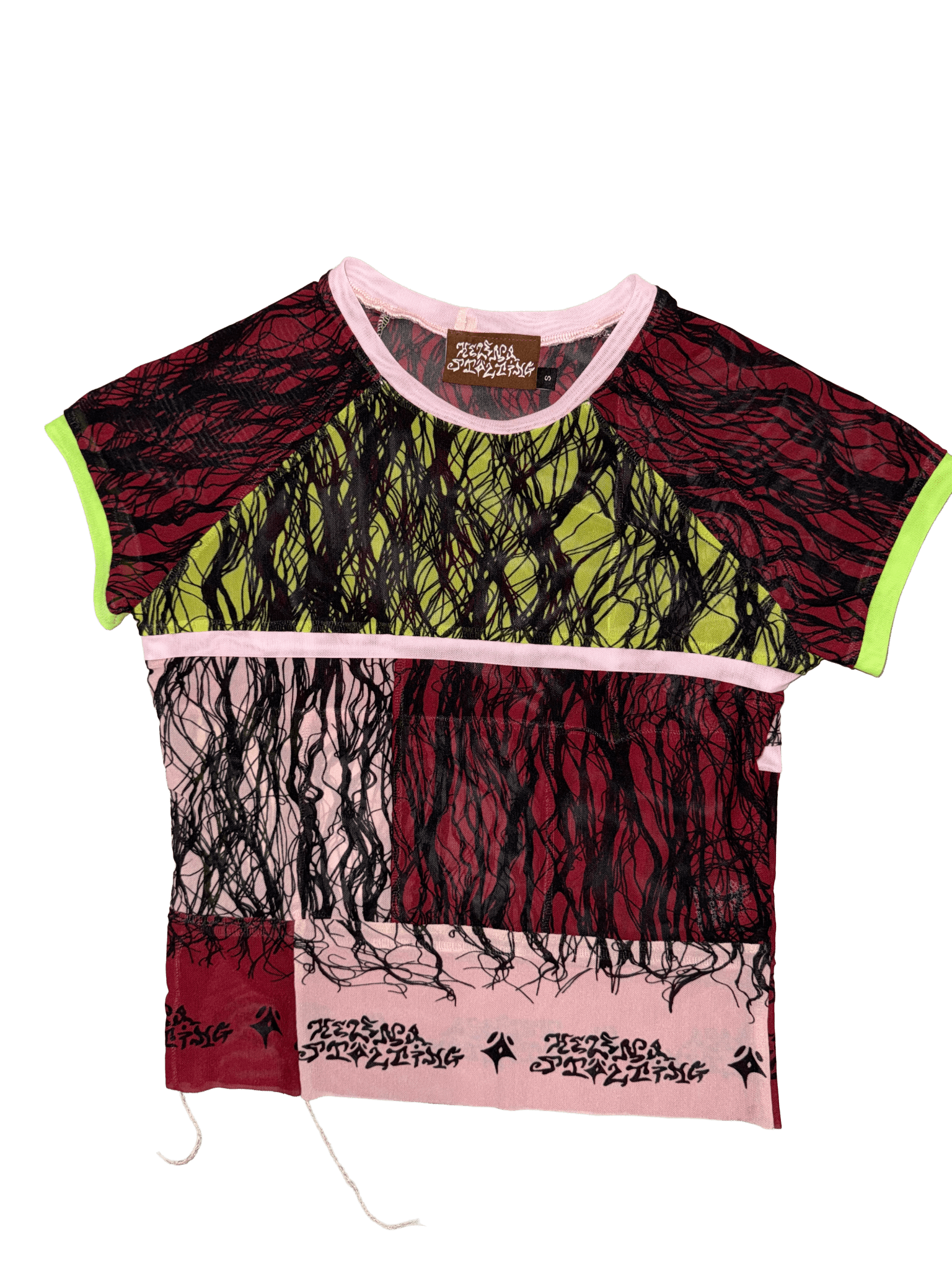 hair print shirt - (03)0