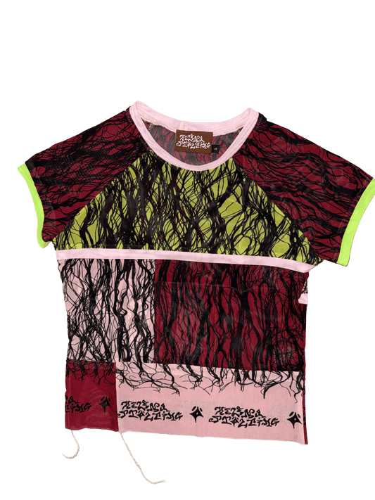 hair print shirt - (03)0