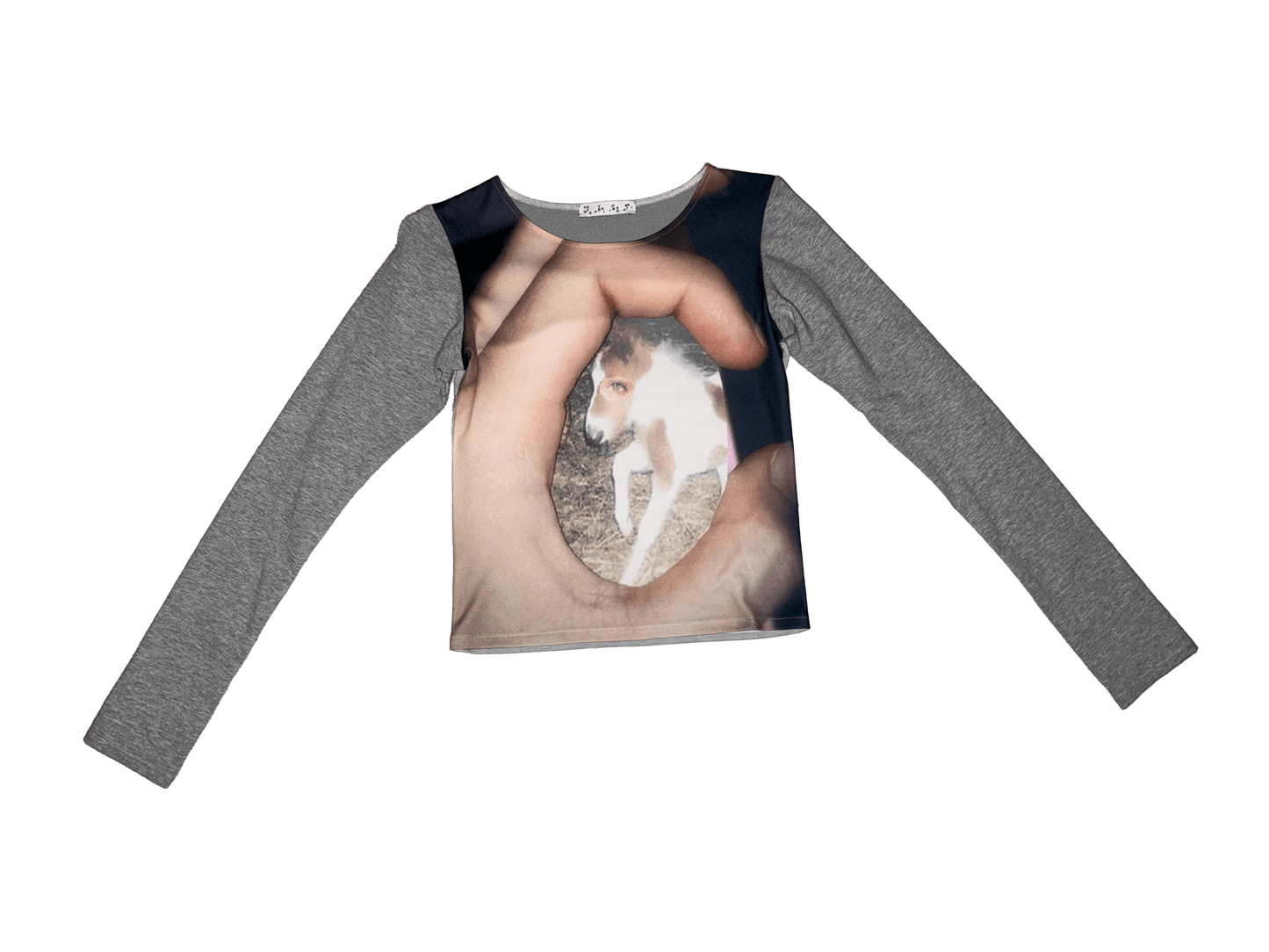 ok print long sleeve top - (03)0