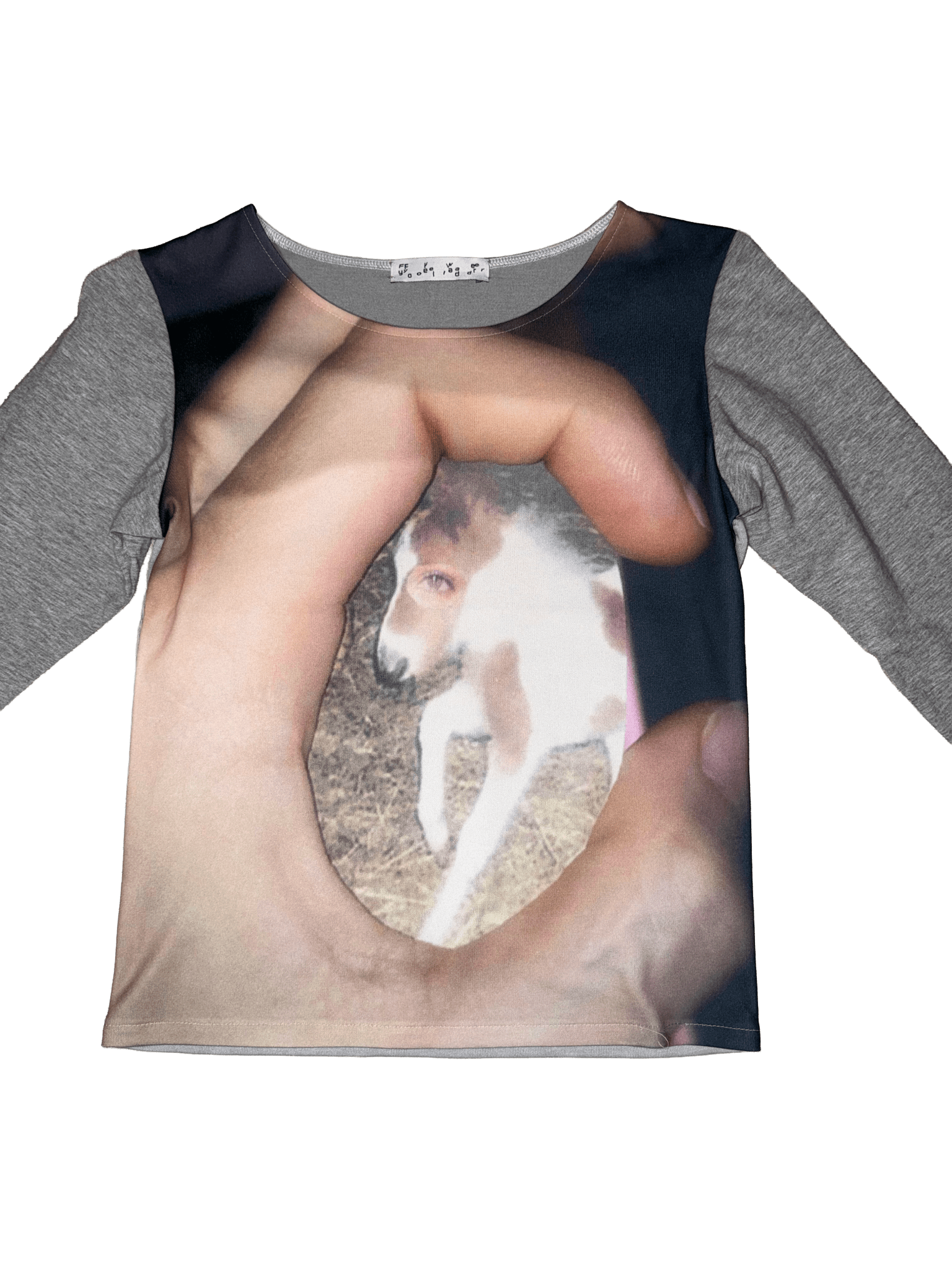 ok print long sleeve top - (03)0