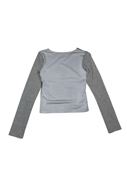 ok print long sleeve top - (03)0