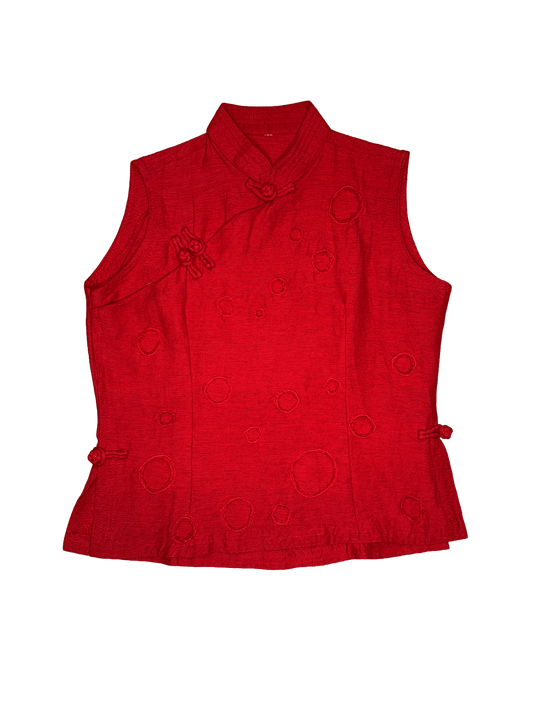 polka dot top - (03)0