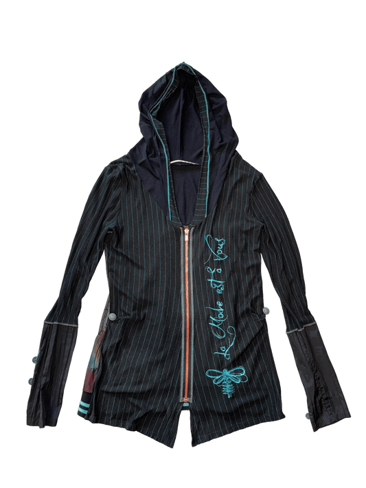 striped hoodie - (03)0